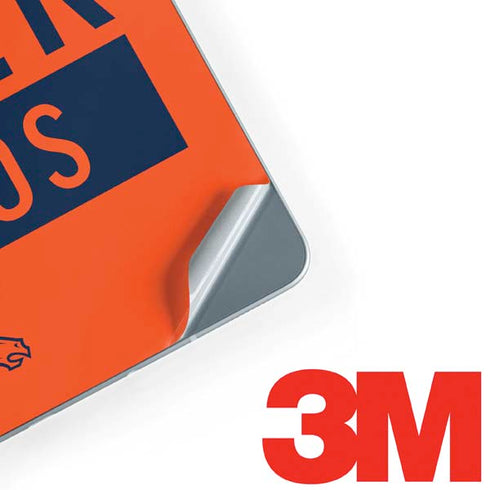 NFL Denver Broncos Orange Performance Series Galaxy Book 12in Skin